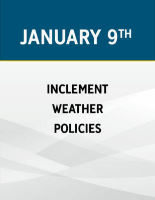 Inclement Weather Policies: Best HR and Payroll Practices
