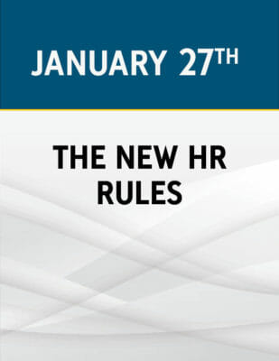 The New HR Rules