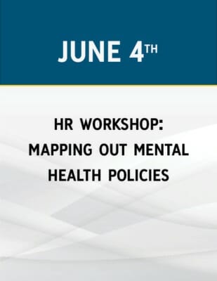 HR WORKSHOP: MAPPING OUT MENTAL HEALTH POLICIES