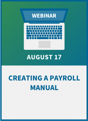 Creating a Payroll Manual: Putting Your Procedures into Writing