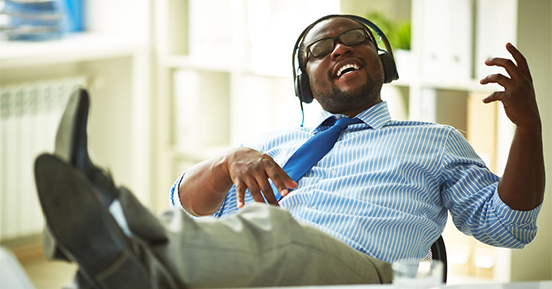 Headphone etiquette at work