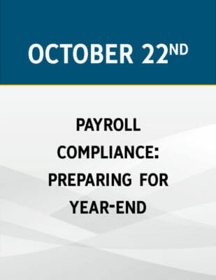 Payroll Compliance: Preparing for Year-End
