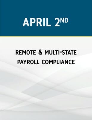 Remote & Multi-State Payroll Compliance