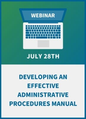 Developing an Effective Administrative Procedures Manual