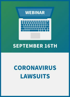 Coronavirus Lawsuits: How to Stay out of Court