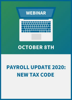 Payroll Update 2020: New Tax Code, New Tax Credits and Required Changes