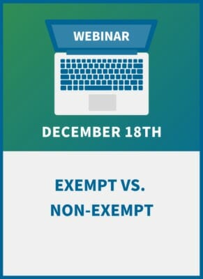 Employee Classification Workshop: Exempt vs. Non-Exempt