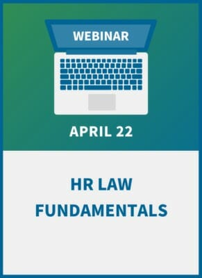 Learning the Law: HR Fundamentals for Managers