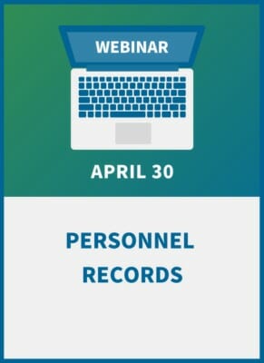 Personnel Records: What to Keep, What to Toss