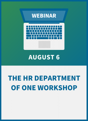 The HR Department of One Workshop