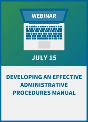 Developing an Effective Administrative Procedures Manual