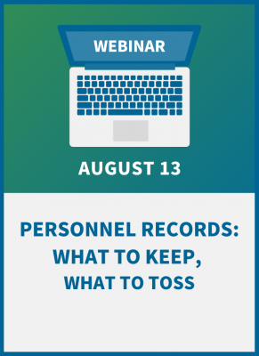 Personnel Records: What to Keep, What to Toss