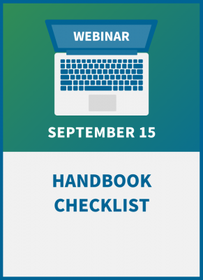 Handbook Checklist: Required Changes and the 12 Most Common Mistakes