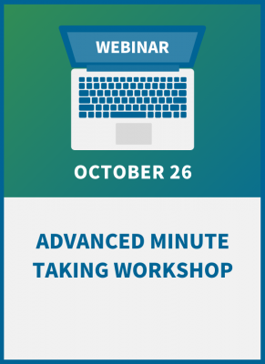 Advanced Minute Taking Workshop