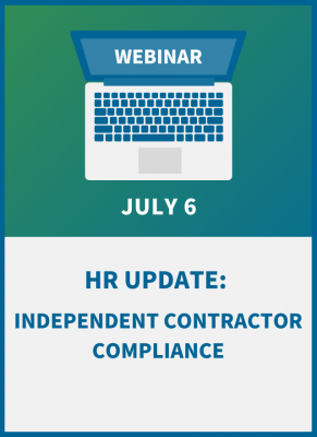 HR Update: Independent Contractor Compliance