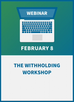 The Withholding Workshop: Form W-4 and 2023 Compliance Training