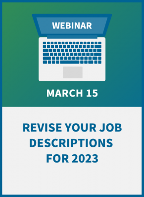 Revise Your Job Descriptions for 2023: A Workshop for HR and Managers