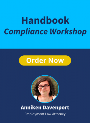Handbook Compliance Workshop — July 12, 2023