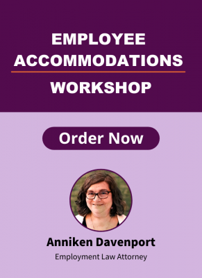 Employee Accommodations Workshop — August 9, 2023