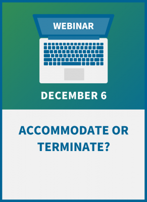 Accommodate or Terminate? How to Legally Draw the Line