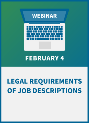 Legal Requirements of Job Descriptions